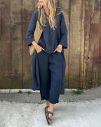 Carolyn™ Chic and Comfortable Set | Coordinated Top and Relaxed-Fit Bottoms