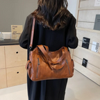 Uma | Dual Zipper Large Capacity Shoulder Bag
