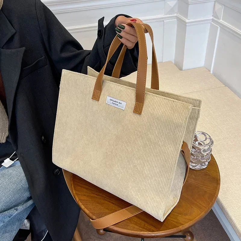 Olivia Corduroy Shoulder Bag