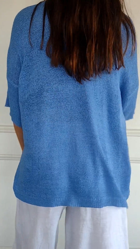 Anna™ | Lightweight Knit Top with V-Neck
