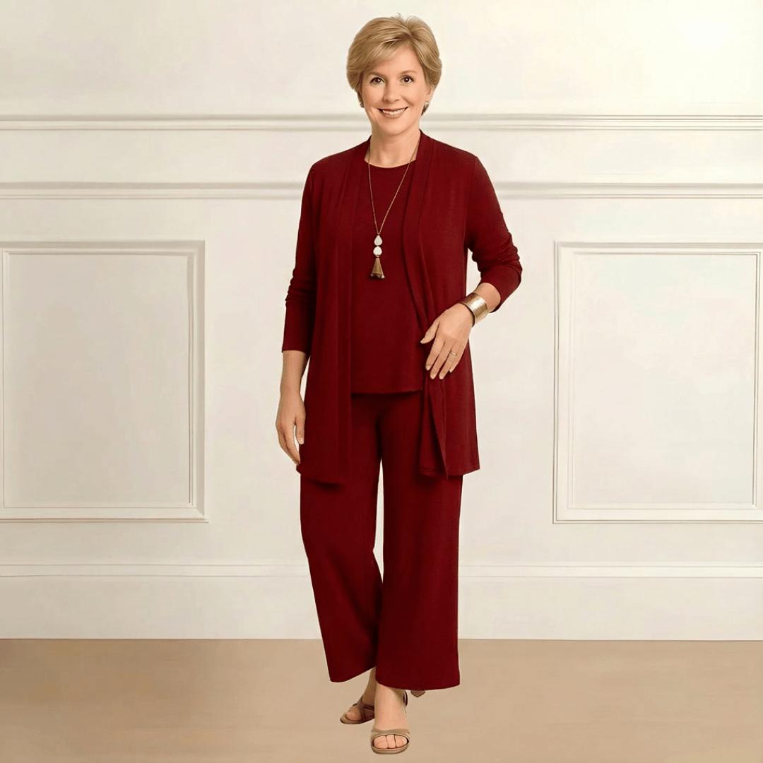 Rosy Cardigan, Top & Pants Set Bestseller